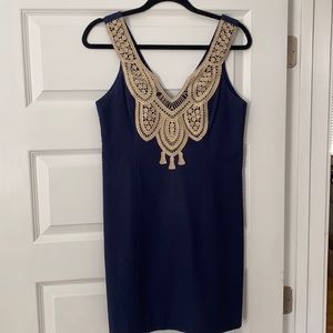 Navy Blue Lily Pulitzer Shift Dress